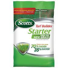 Scotts 15 Lb 5000 Sq Ft 24 25 4 Lawn Starter In The Lawn Fertilizer Department At Lowes Com