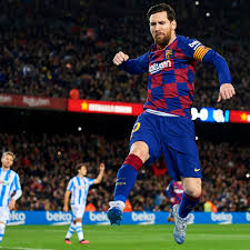 Lionel messi avoided a red card after shoving diego carlos of sevilla. European Roundup Lionel Messi Leaves It Late To Put Barcelona Top European Club Football The Guardian