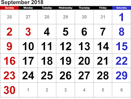 September 2018 Calendar With Holidays Pdf Word August Calendar June 2019 Calendar Calendar Template
