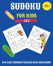 Enter numbers into the blank spaces so that each row, column and 3x3 box contains the numbers 1 to 9 without repeats. Sudoku For Kids 300 Easy Sudoku Puzzles For Kids And Beginners 4x4 With Solutions Large Print Paperback The Collective Oakland