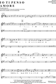 Io Ti Penso Amore Querflote Pdf Noten Klick Auf Die Noten Um Reinzuhoren Noten Zum Download Fur Verschiedene Instrumen Querflote Floten Noten Noten