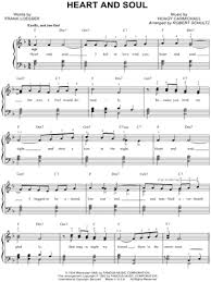 Heart and soul sheet music for piano download free in pdf or. Hoagy Carmichael Heart And Soul Sheet Music Easy Piano In F Major Transposable Download Print Sku Mn0096746