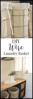Details of this project here theinspiredhive. Diy Wire Laundry Baskets Twelve On Main
