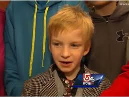 Peewee Football Players Rally Around Their Waterboy