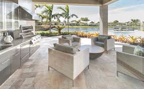 Many homeowners will choose to link an outdoor kitchen with an outdoor fireplace. High End Outdoor Kitchen Cost Zones