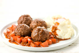 Beef Meatball Pot Au Feu With Mashed Potatoes Recipe Beef Meatballs Beef Pot Au Feu Recipe