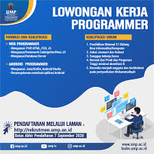 Tujuan admin mengembangkan web ini agar memudahkan. Pin Di Loker Purwokerto