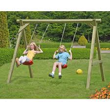 Ihre eigene schaukel im heimischen garten sollten sie daher für kinder ab etwa einem jahr mit einem speziellen schaukelsitz ausstatten. Premium Schaukel Schaukelgerust Holz 1 2 Spielturm Aus Holz Fur Den Garten Kaufen