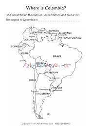 Colombia (republic of colombia) , co. Colombia Location Worksheet