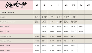 44 Surprising Rawlings Youth Size Chart