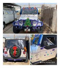 Lets see your dressed up christmas jeep! Christmas Decorations For Your Jeep Jeep Wrangler Tj Forum