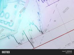 Stock Market Chart On Image Photo Free Trial Bigstock
