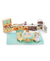 Calico Critters Kozy Kitchen Set Tan Beige Calico Calico Critters Families Kitchen Sets