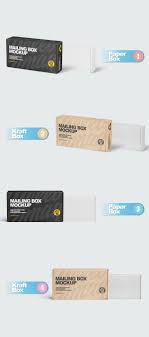 Download Paper Mailing Boxes Mockup On Student Show PSD Mockup Templates