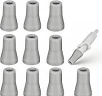 Healifty Dental Oral Saliva Ejector Replacement Rubber Valve Snap Tip  Adapter for Dentist Surgical Suction Tips 10pcs (Grey)