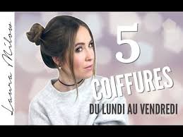 Le foulard enroulé dans la tresse. Coiffure Facile A Faire Soi Meme 5 Idees Du Lundi Au Vendredi Youtube