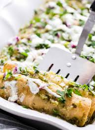 Salsa Verde Chicken Enchiladas Recipe Simplyrecipes Com Recipe Enchilada Recipes Chicken Enchiladas Verde Low Carb Enchiladas