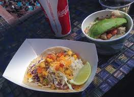 (2) local fish filets, cabbage, cumin cilantro cream, avocado, chipotle aioli on corn tortillas with a side of black bean roasted cream corn. Best Fish Tacos In San Diego 12 Restaurants To Try La Jolla Mom Fish Tacos San Diego Fish Tacos San Diego Restaurants