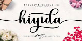 Download 186,286 free fonts at ufonts.com. Hiyida Script Font Dafont Free