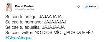 Resultado de imagen de el 21 de octubre del 2016 ataque cibernÃ©tico TWITTER