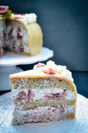 Marzipantorte Mit Mohn Und Kirschen Rezept Marzipantorte Torte Mit Marzipandecke Kuchen Und Torten