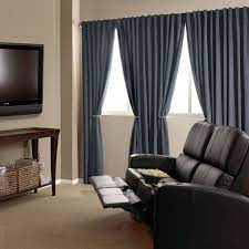 Absolute Zero Velvet Blackout Home Theater Curtain Panels Home Theater Curtains Theatre Curtains Home Theater Seating