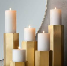 Restoration hardware candle taper candle holders. New Brass Furniture And Decor From Rh Modern Floor Candle Modern Candles Floor Candle Holders