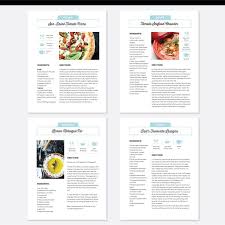 Hier klicken zum download (pdf: Editable Recipe Cookbook Template Printable Recipe Pages Editable Recipe Binder Cookbook Template Digital Recipe Book Blue Kochbuch Vorlage Kochbuch Selbst Gestalten Vorlage Kochbuchvorlage