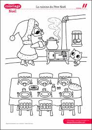 Dessine les coloriages joyeux noël de dessin et coloriage en ligne pour enfants. Coloriage La Cuisine Du Pere Noel Activites Manuelles De Noel Grandir Avec Nathan