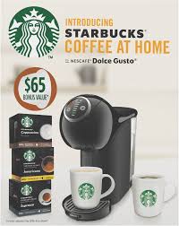 It isn't your standard coffee machine, especially if you're making the move from one of the more basic pod finding the best dolce gusto machine for you. New Starbucks By Nescafe Dolce Gusto Nsb765blk4jan1 Genio S Plus Black With Cera Ebay