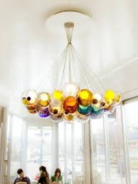 Lighting Pattern Of Colored Glass Balls Avize Avizeler Aydinlatmalar