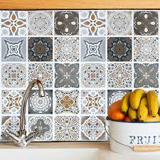 Peel and stick backsplash is an easy and affordable alternative for refreshing your kitchen's look. Buy Gray Kitchen Wallpaper Peel And Stick Backsplash Contact Paper For Countertop Glossy Waterproof Peel And Stick Wallpaper For Kitchen Self Adhesive Bathroom Decorative Wall Paper Removable 17 7x118 1 Online In Germany B08t8rhr49