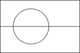 Learning for kids flag coloring pages with country's name. Greenland Flag Coloring Picture