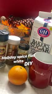 Holiday Spice Flat White Powder Holiday Spice Flat White Holiday Flat White Recipe Starbucks Flat White