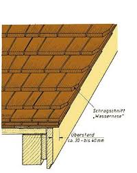 Traufenandeckung Holzschindeln Dachschindeln Gartenhaus Bauen