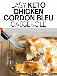Keto Chicken Cordon Bleu Casserole In 2021 Chicken Cordon Bleu Chicken Cordon Bleu Casserole Cordon Bleu Casserole