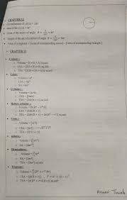 Std 10th Maths Formula Studying Math Math Formulas Geometry Formulas
