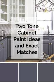 What color is joanna gaines house? Two Color Kitchen Cabinets Ideas And Exact Paint Color Matches Kitchen Cabinets Color Combination Painted Kitchen Cabinets Colors Kitchen Cabinets Grey And White