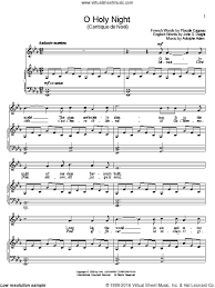 Groban O Holy Night Sheet Music For Voice And Piano Pdf In 2021 Sheet Music O Holy Night Virtual Sheet Music