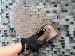 You can mount the tile sheets up as backsplash easily, but you will need to measure up the area where you want. How To Install A Tile Backsplash How Tos Diy