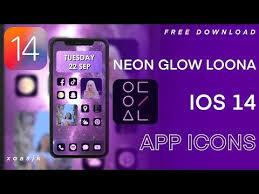 Guide explaining how to transform. Free Purple Neon Glow Loona Ios 14 Home Screen App Icons Hope You Enjoy Loona