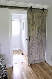 When both the bathroom and desk areas need to be open, the door can rest in. 20 Diy Ideas To Help You Build Your Perfect Barn Door Hometalk