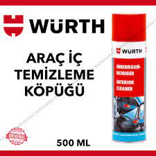 wurth arac ici temizleme spreyi kopugu 500ml techmaster online alisverisin e hali