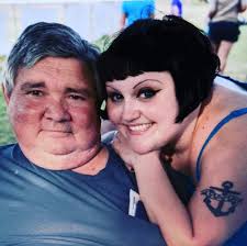 My dad. Homer Edward Ditto passed away 10 years ago in may. @crystal_ditto  just sent me this picture and I got so emotional. I loved making my dad  smile . I don't