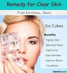 Ice Cubes For Face Ice Cubes For Clear Skin Ice Cubes For Fair Skin How To Get Clear Skin Fast Home Remedies For Cl Schnell Reine Haut Reine Haut Hauttypen