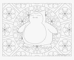 Coloring fun for all ages, adults and children. 143 Snorlax Pokemon Coloring Page Pokemon Mandala Coloring Pages Hd Png Download Kindpng