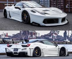 İşlem gören ve fazlaca genişletilen çamurlukların, aracın altına kadar devam. Liberty Walk Lb Silhouette Works Gt Complete Wide Body Kit Body Kits For Ferrari 458 Top End Motorsports