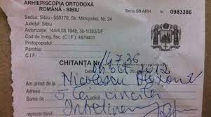 Au facut adresa catre trezoreria sectorului 1 din. Ce Pateste Un Cetatean Care A Denuntat O Taxa Pe Care Arhiepiscopia Ortodoxa Romana Sibiu O Incaseaza De La Fiecare Candidat La Examenul De Permis Auto Esential Hotnews Ro