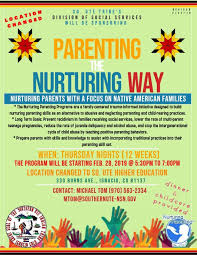 Everything you don't want to happen will happen, and you might find yourself begging for privacy and alone time. The Southern Ute Drum Nurturing Parenting Program Updated
