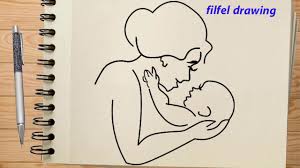 Moreover, a day was selected that was named as the mothers day and celebrated all over the world. Pencil Drawing Mother S Day Drawing Drawing For Mothers Day Easy Drawings For Beginners Youtube